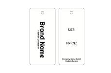 Hang tag Model HT-M117 Hang Tags Model HT-M117