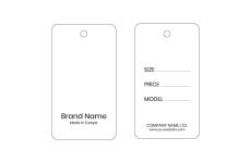 Hang tag Model HT-M99 Hang Tags Model HT-M99