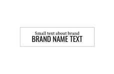 Faux leather labels Model EP-M135