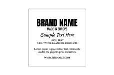 Faux leather labels Model EP-M137