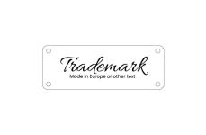 Faux leather labels Model EP-M143