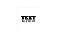 Faux leather labels Model EP-M145