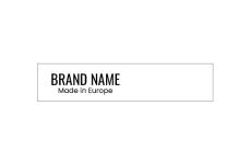 Faux leather labels Model EP-M146