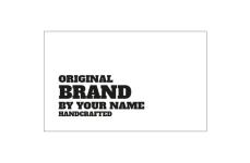 Faux leather labels Model EP-M168