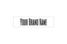 Brand name textile labels Model TL-M109