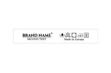 Brand name textile labels Model TL-M114