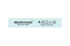 Brand name textile labels Model TL-M126