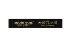 Brand name textile labels Model TL-M133