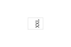 Clothing size labels Model TC-M170