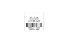 Laundry care textile labels Model TC-M188