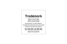 Laundry care textile labels Model TC-M399