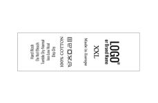 Laundry care textile labels Model TC-M27