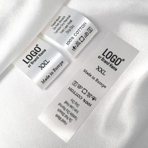 Laundry care and sizes label Model TC-M27 Laundry care textile labels - TC-M27