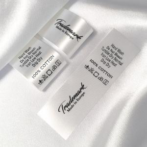 Laundry care label Model TC-M28 Laundry care textile labels - TC-M28