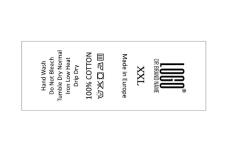 Laundry care textile labels Model TC-M32