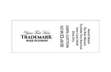 Laundry care textile labels Model TC-M33