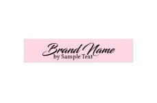 Brand name textile labels Model TL-M60