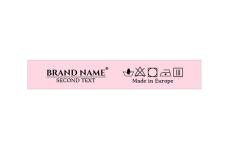 Brand name textile labels Model TL-M61