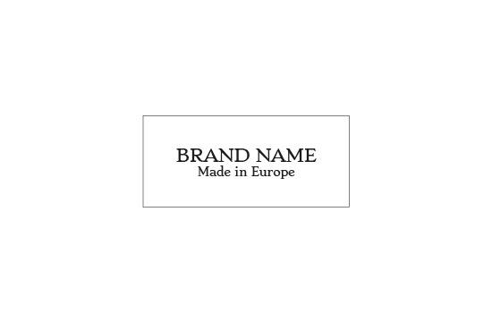 Faux leather label Model EP-M121
