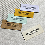 Faux leather label Model EP-M121