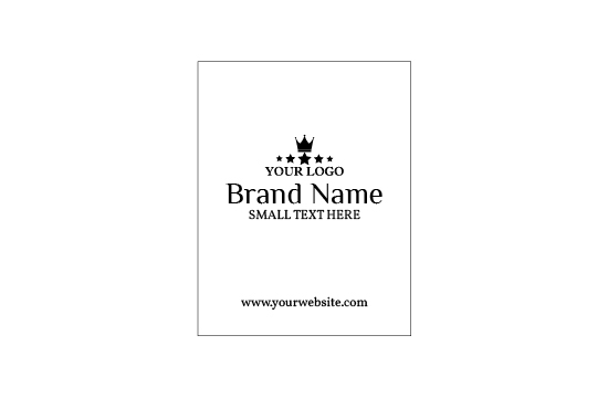 Imitation leather label Model EP-M152