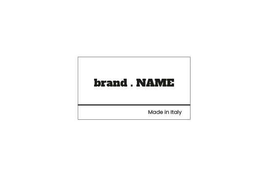 Genuine leather label Model EP-M22