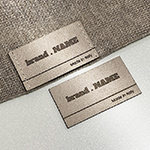 Genuine leather label Model EP-M22