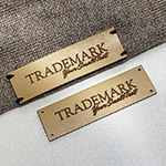 Genuine leather label Model EP-M34