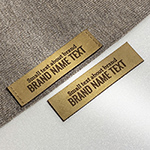 Genuine leather label Model EP-M35