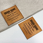 Genuine leather label Model EP-M37