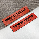 Genuine leather label Model EP-M57