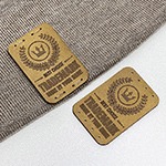 Genuine leather label Model EP-M6