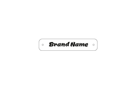 Genuine leather label Model EP-M7