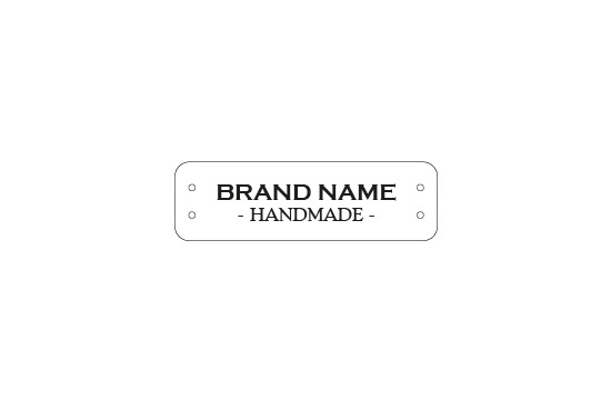 Genuine leather label Model EP-M8