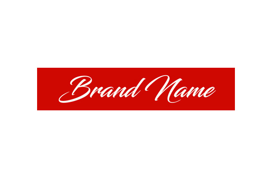 Printed textile label Basic Style Model TL-M1
