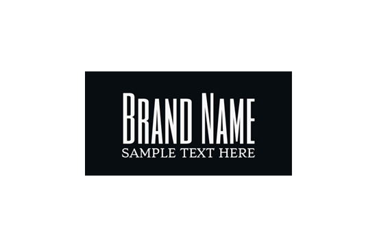 Printed textile label Premium Style Model TL-M15