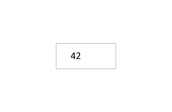 Size label for clothes Model TC-M164