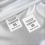 Laundry care and size label Model TC-M180