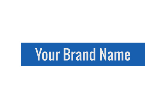 Printed textile label Regular Style Model TL-M2