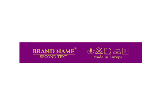 Fabric label Model TL-M20