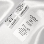 Laundry care and sizes label Model TC-M31