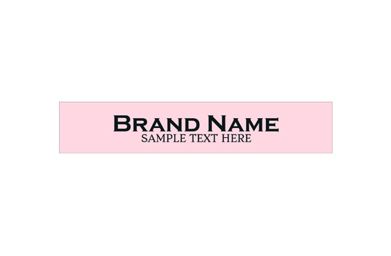 Printed textile label Royal Style Model TL-M58