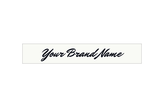 Printed textile label Long Style Model TL-M6