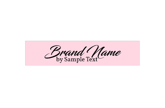 Printed textile label Fashion Style Model TL-M60