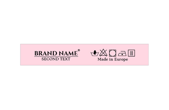 Fabric label Model TL-M61