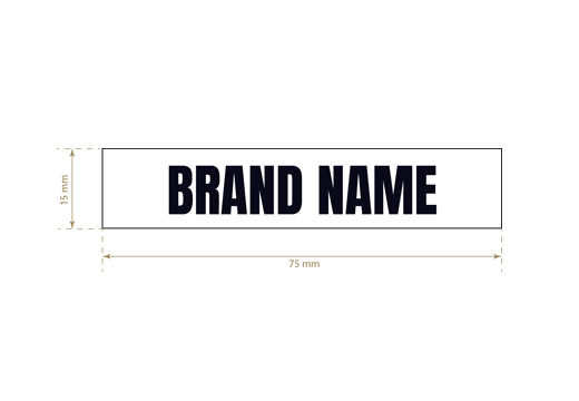 Printed textile label Smug Style Model TL-M7