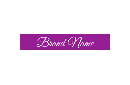 Printed textile label Nice Style Model TL-M8