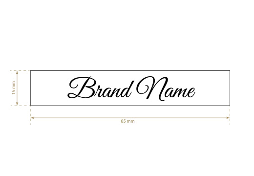 Printed textile label Nice Style Model TL-M8
