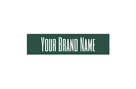 Printed textile label Standard Style Model TL-M83