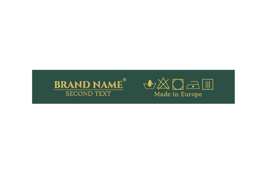 Fabric label Model TL-M84